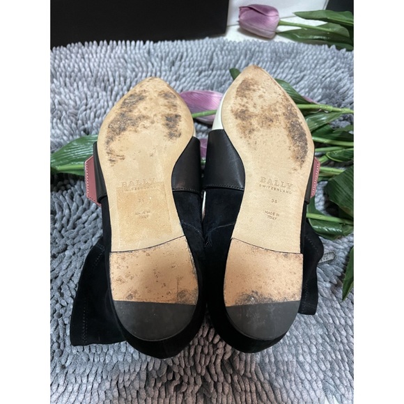 Bally Color Block Flat Ankle Boots - Picture 6 of 12